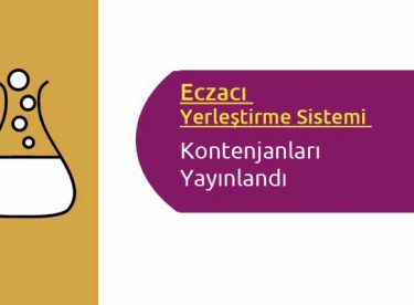 EYS-Eczacı Yerleştirme Sistemi Kontenjanları Yayınlandı