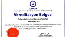Ankara Eczacılık Akredite Oldu